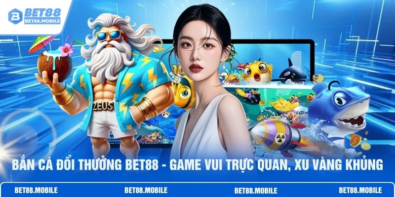 Bắn Cá Đổi Thưởng BET88 - Game Vui Trực Quan, Xu Vàng Khủng